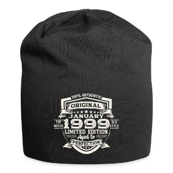 Né le 24 janvier 1999 Gift Man - Bonnet en jersey - noir - Devant
