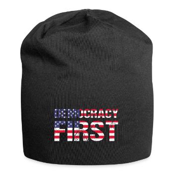 Democracy First USA Democracy Freedom - Jersey Beanie - black - Front