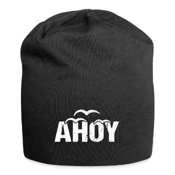 Ahoy Lake Greeting Coast - Jersey Beanie - black - Front