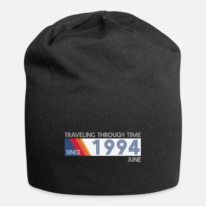 Funny Zeitreise Geburtstags Design Juni 1994 - Jersey-Beanie - Schwarz
