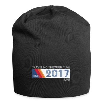Funny Time Travel Birthday Design June 2017 - Jersey Beanie - black - Front