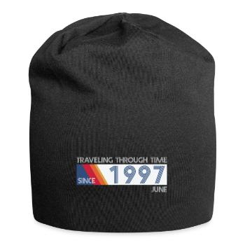 Funny Time Travel Birthday Design June 1997 - Jersey Beanie - black - Front