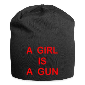 A girl is a gun - Jersey Beanie - black - Front