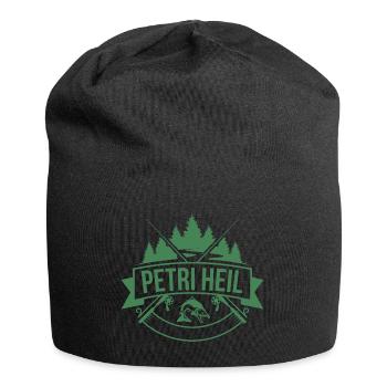 PETRI HEIL Grün - Jersey-Beanie - Schwarz - Vorne