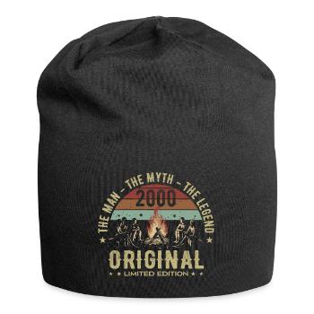 Legendär seit 2000 | 25-jähriges Jubiläum der Männer - Jersey-Beanie - Schwarz - Vorne