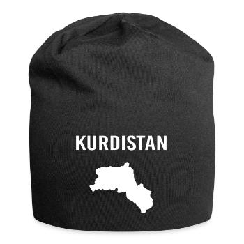 Kurdistan Flagge Bakur Bashur Rojava Rojhlt Newroz - Jersey-Beanie - Schwarz - Vorne