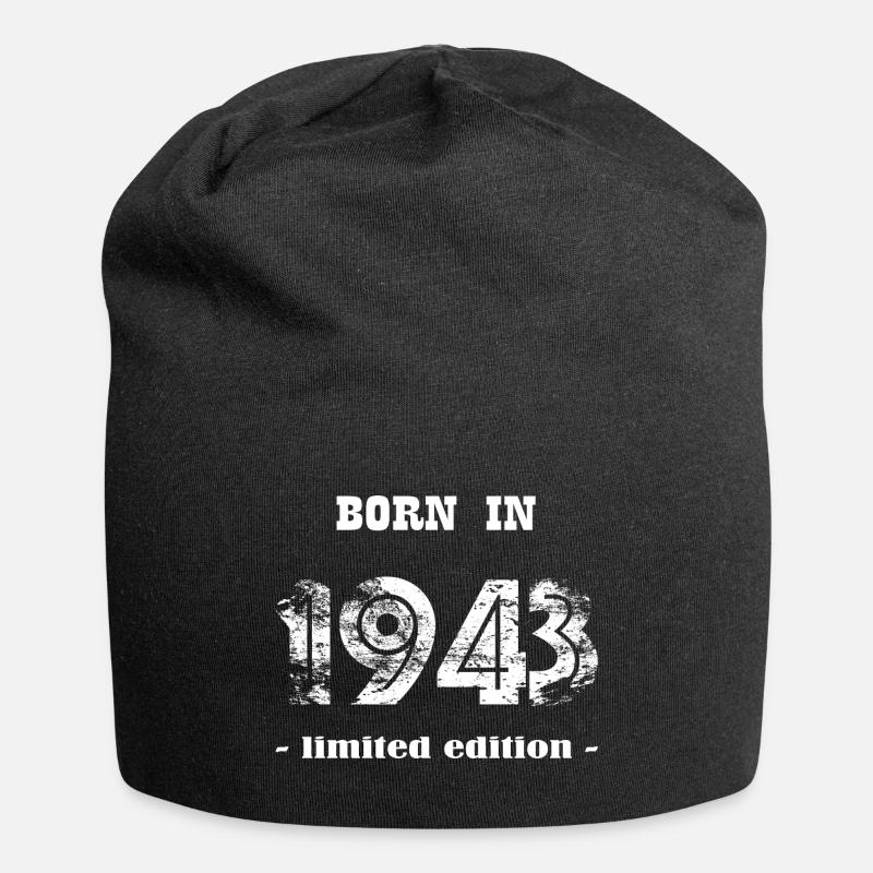 Né en 1943 - édition limitée - Bonnet en jersey - noir