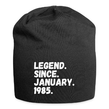 Légende depuis janvier 1985 - Bonnet en jersey - noir - Devant