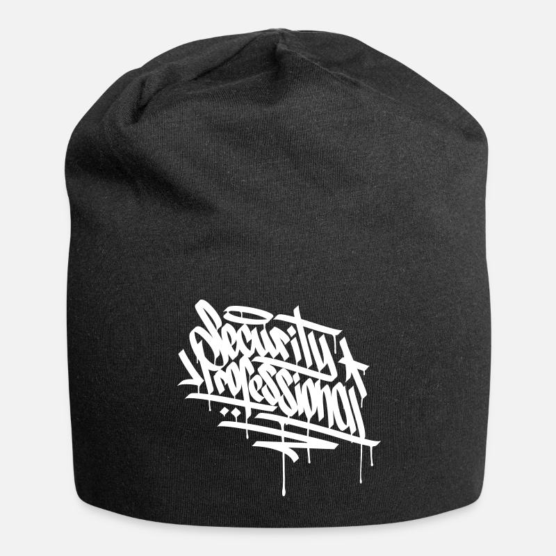 HACKER GRAFFITI TAG - CYBER SICHERHEIT EXPERTE - Jersey-Beanie - Schwarz