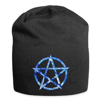 pentagram e 80 - Bonnet en jersey - noir - Devant