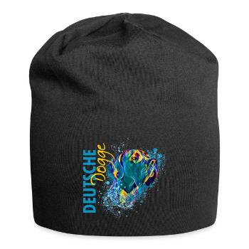 Deutsche Dogge - Jersey-Beanie - Schwarz - Vorne