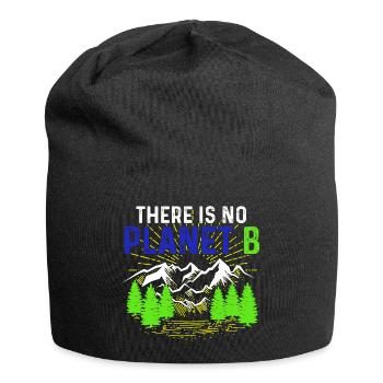 No Planet B Protection de l’environnement - Bonnet en jersey - noir - Devant