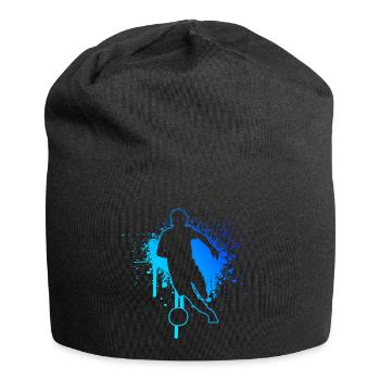 Football game Football Playing Football Soccer - Jersey Beanie - black - Front
