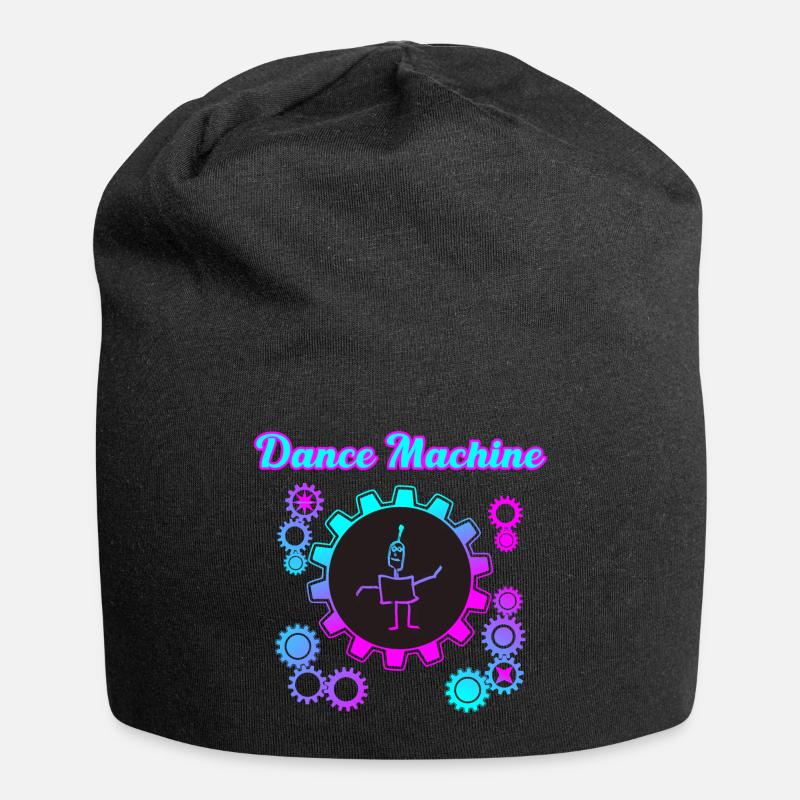 Machine à danser - Bonnet en jersey - noir
