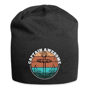 Captain Awesome - Jersey-Beanie - Schwarz - Vorne