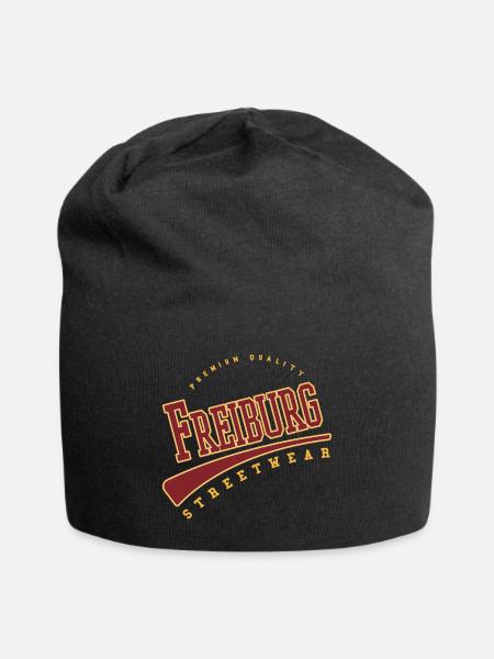 Freiburg Deutschland College High School Style - Jersey-Beanie - Schwarz