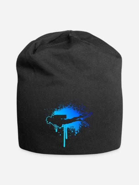Plongeur Hommes Femmes Plongée Sous-Marine Plongée - Bonnet en jersey - noir