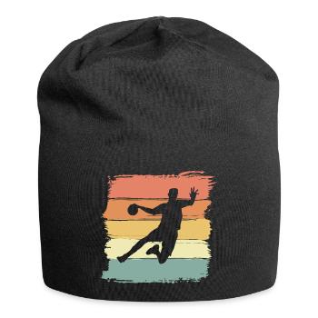 Handball retro vintage Handballer - Jersey-Beanie - Schwarz - Vorne