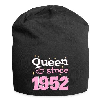 Queen since 1952 Woman 70 years anniversary - Jersey Beanie - black - Front