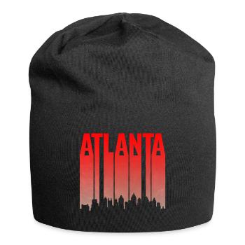 Atlanta Skyline Gradient - Jersey Beanie - black - Front