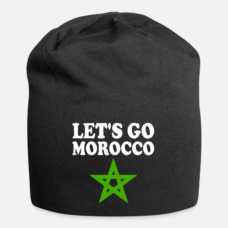 Maroc - Bonnet en jersey - noir