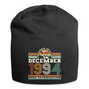 Décembre Né 1994 Cadeau du 28e anniversaire - Bonnet en jersey - noir - Devant