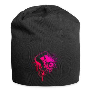 Femmes bmx bmx vélo vélo hommes bmx garçons - Bonnet en jersey - noir - Devant