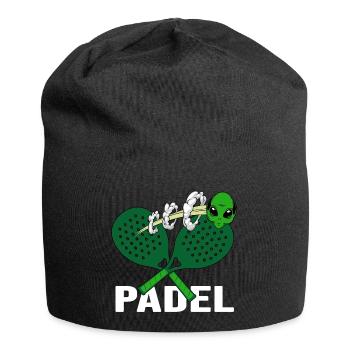 Padel Padel Tennis Padel Joueur de Tennis Padel Espace Padel - Bonnet en jersey - noir - Devant