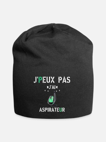 J Peux Pas J Ai Aspirateur - Bonnet en jersey - noir
