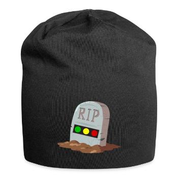 Feu tricolore reposer en toute tranquillité RIP - Bonnet en jersey - noir - Devant