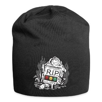 Feu tricolore reposer en toute tranquillité RIP - Bonnet en jersey - noir - Devant