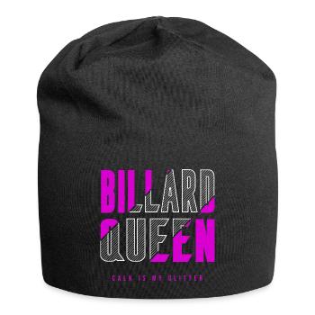 Billard Königin - Jersey-Beanie - Schwarz - Vorne