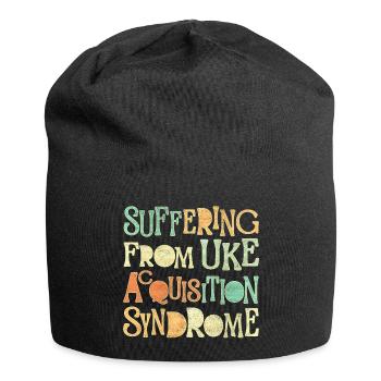 Suffering from Uke Acquisition Syndrome - Jersey Beanie - black - Front