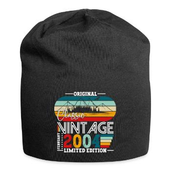 20e anniversaire Classique Février Millésime 2004 - Bonnet en jersey - noir - Devant