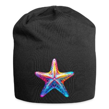 Étoile de mer - Bonnet en jersey - noir - Devant