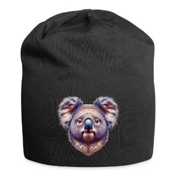 Koala - Jersey-Beanie - Schwarz - Vorne