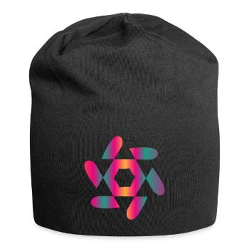 DESIGN. ART. GEEK. VINTAGE. GRAPHIC. AFRICA - Jersey Beanie - black - Front