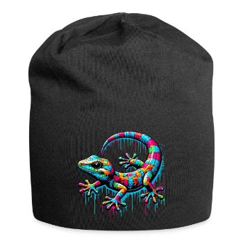 Gecko - Bonnet en jersey - noir - Devant