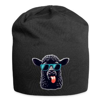 Mouton noir - Bonnet en jersey - noir - Devant