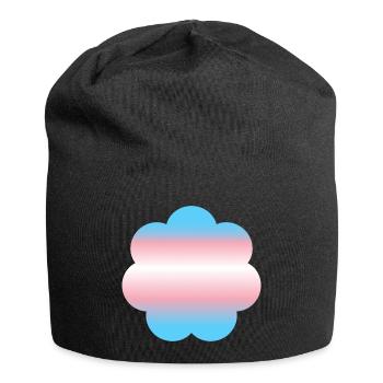 Fierté transgenre subtile - Bonnet en jersey - noir - Devant
