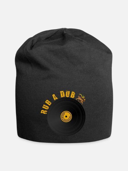 Roots Dub Reggae - Jersey-Beanie - Schwarz