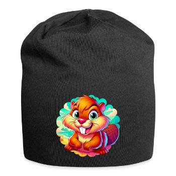 Bieber - Jersey-Beanie - Schwarz - Vorne