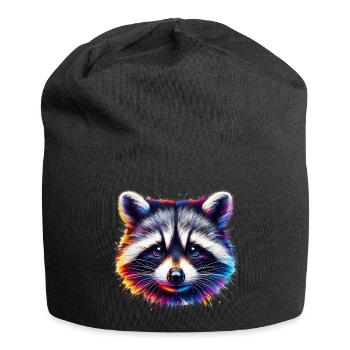 Raccoon - Jersey Beanie - black - Front