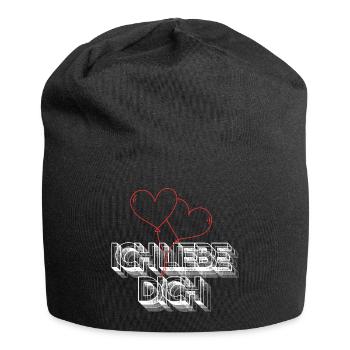 I love you - Jersey Beanie - black - Front