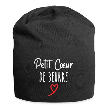 small heart of butter - Jersey Beanie - black - Front