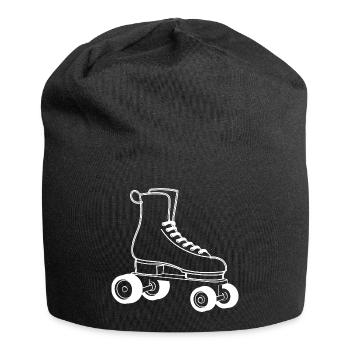 Roller Skates Drawing - Jersey Beanie - black - Front