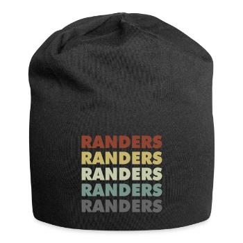 Randers - Denmark - Denmark - Scandinavia - Jersey Beanie - black - Front