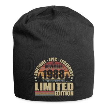 Novembre 1988 Édition Limitée Rétro Novembre 1988 - Bonnet en jersey - noir - Devant