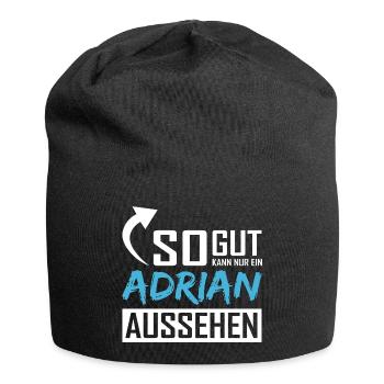 Seul un Adrian peut être aussi beau - Bonnet en jersey - noir - Devant