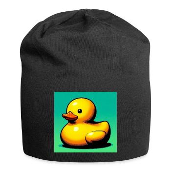 Caneton Canard Canard Canard - Bonnet en jersey - noir - Devant